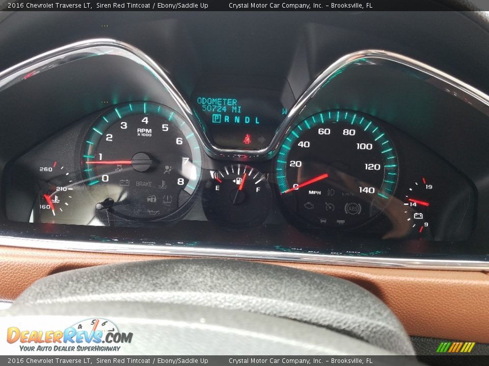 2016 Chevrolet Traverse LT Siren Red Tintcoat / Ebony/Saddle Up Photo #15