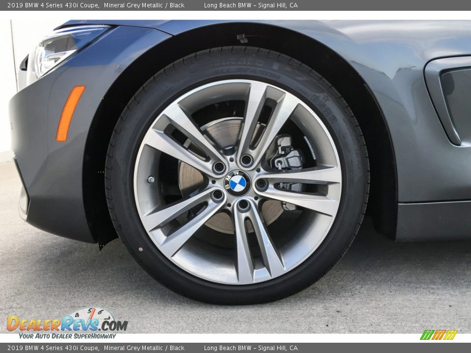 2019 BMW 4 Series 430i Coupe Mineral Grey Metallic / Black Photo #9