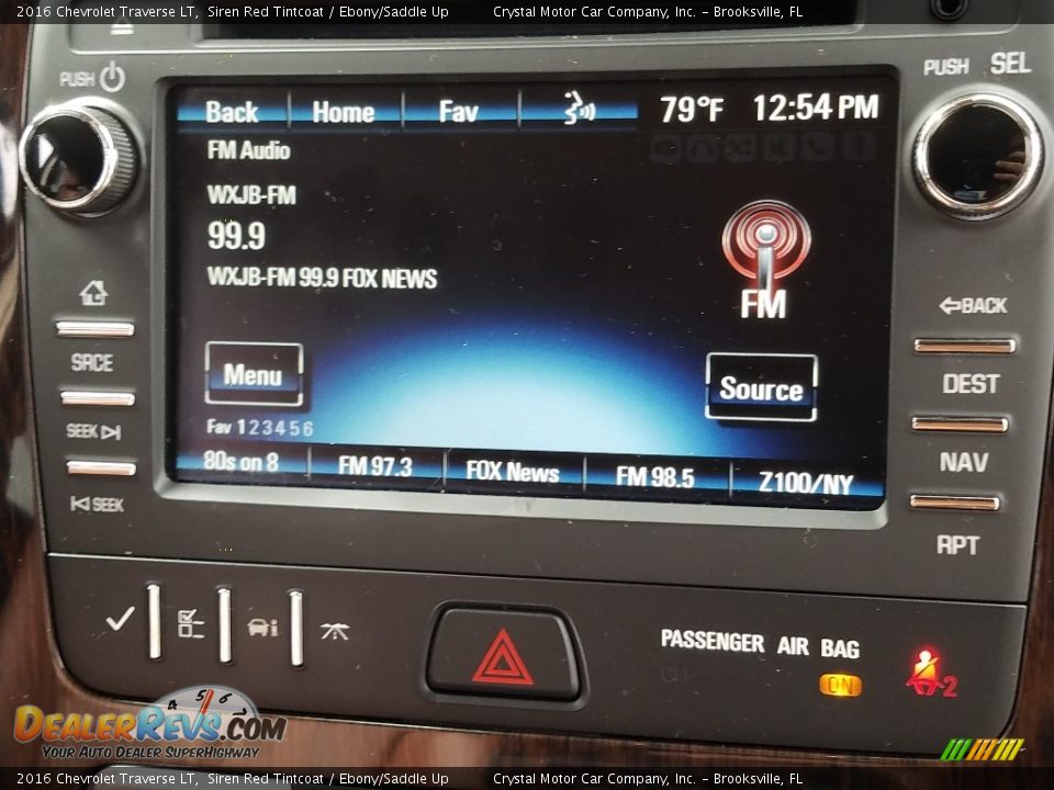 2016 Chevrolet Traverse LT Siren Red Tintcoat / Ebony/Saddle Up Photo #16