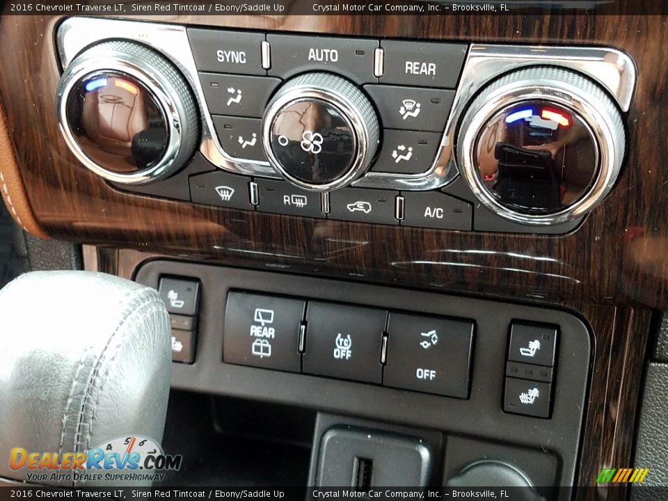 2016 Chevrolet Traverse LT Siren Red Tintcoat / Ebony/Saddle Up Photo #17