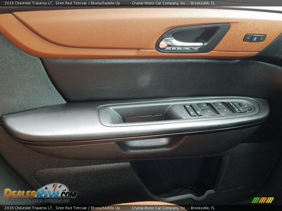 2016 Chevrolet Traverse LT Siren Red Tintcoat / Ebony/Saddle Up Photo #18