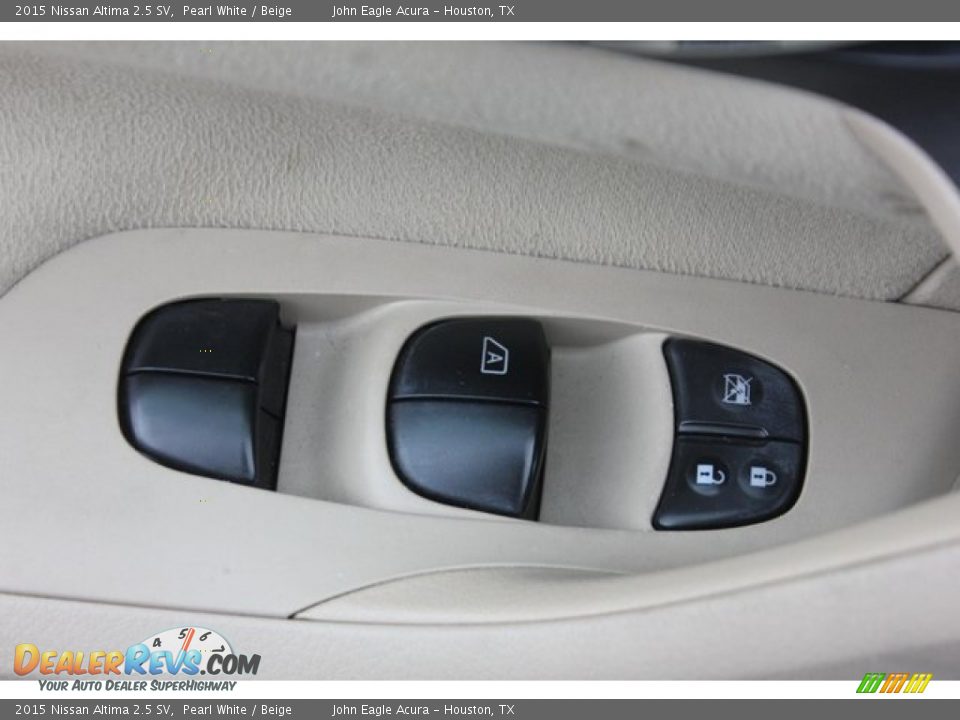 2015 Nissan Altima 2.5 SV Pearl White / Beige Photo #14