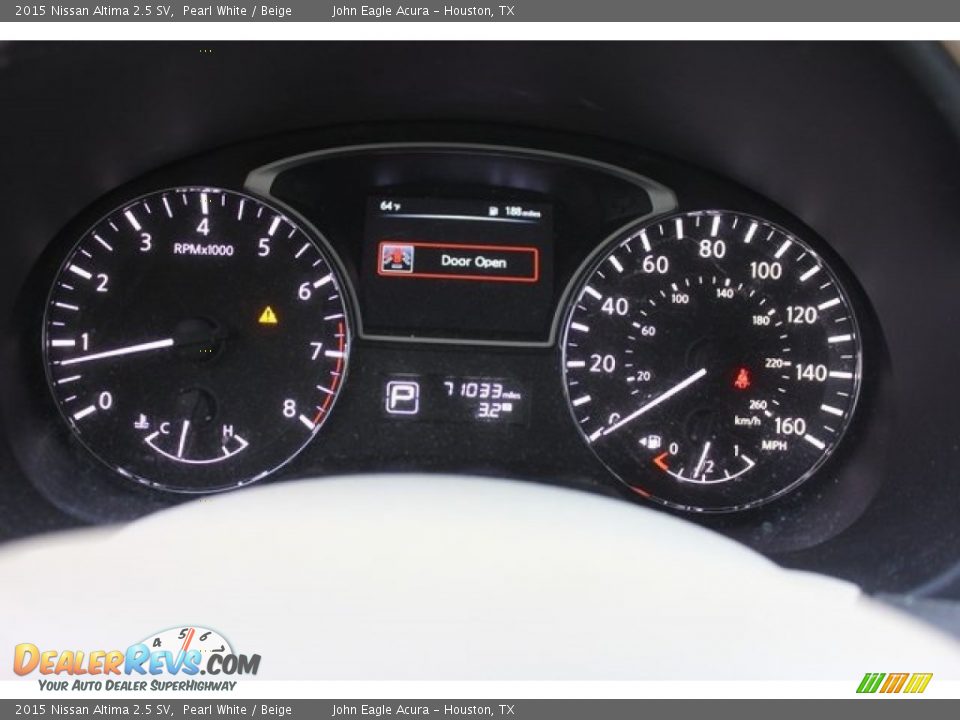 2015 Nissan Altima 2.5 SV Pearl White / Beige Photo #31