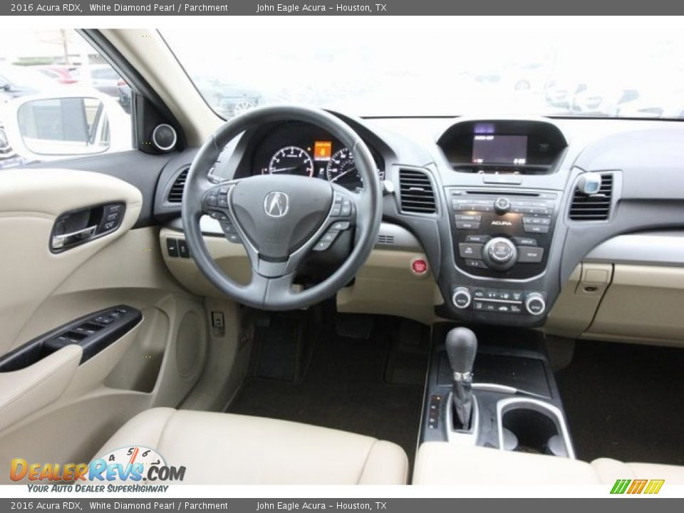 2016 Acura RDX White Diamond Pearl / Parchment Photo #28