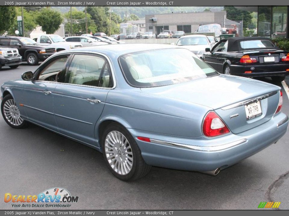 2005 Jaguar XJ Vanden Plas Zircon Metallic / Ivory Photo #7