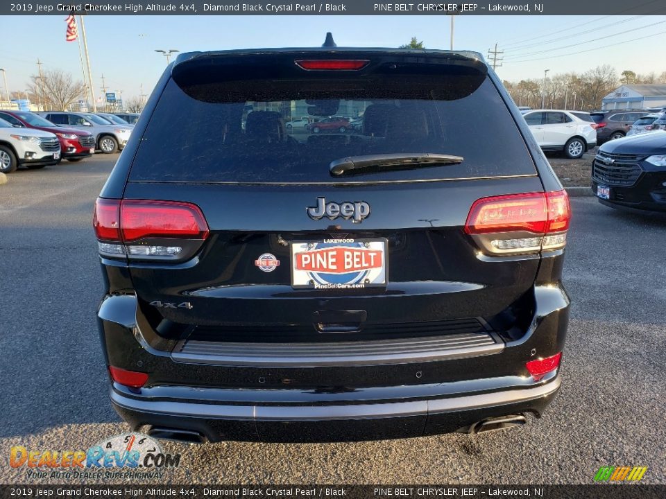2019 Jeep Grand Cherokee High Altitude 4x4 Diamond Black Crystal Pearl / Black Photo #5