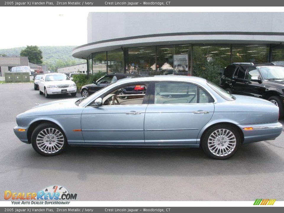 2005 Jaguar XJ Vanden Plas Zircon Metallic / Ivory Photo #8