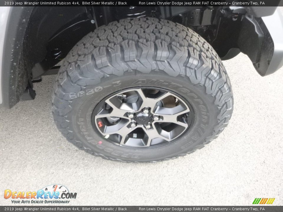 2019 Jeep Wrangler Unlimited Rubicon 4x4 Billet Silver Metallic / Black Photo #10