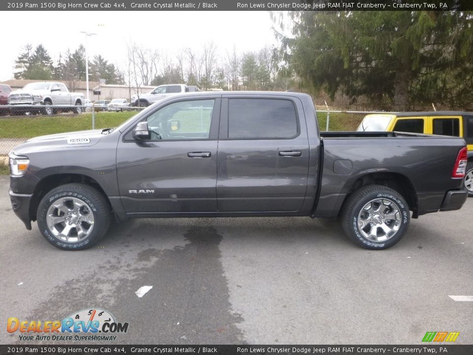 2019 Ram 1500 Big Horn Crew Cab 4x4 Granite Crystal Metallic / Black Photo #2