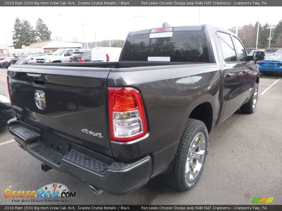 2019 Ram 1500 Big Horn Crew Cab 4x4 Granite Crystal Metallic / Black Photo #5