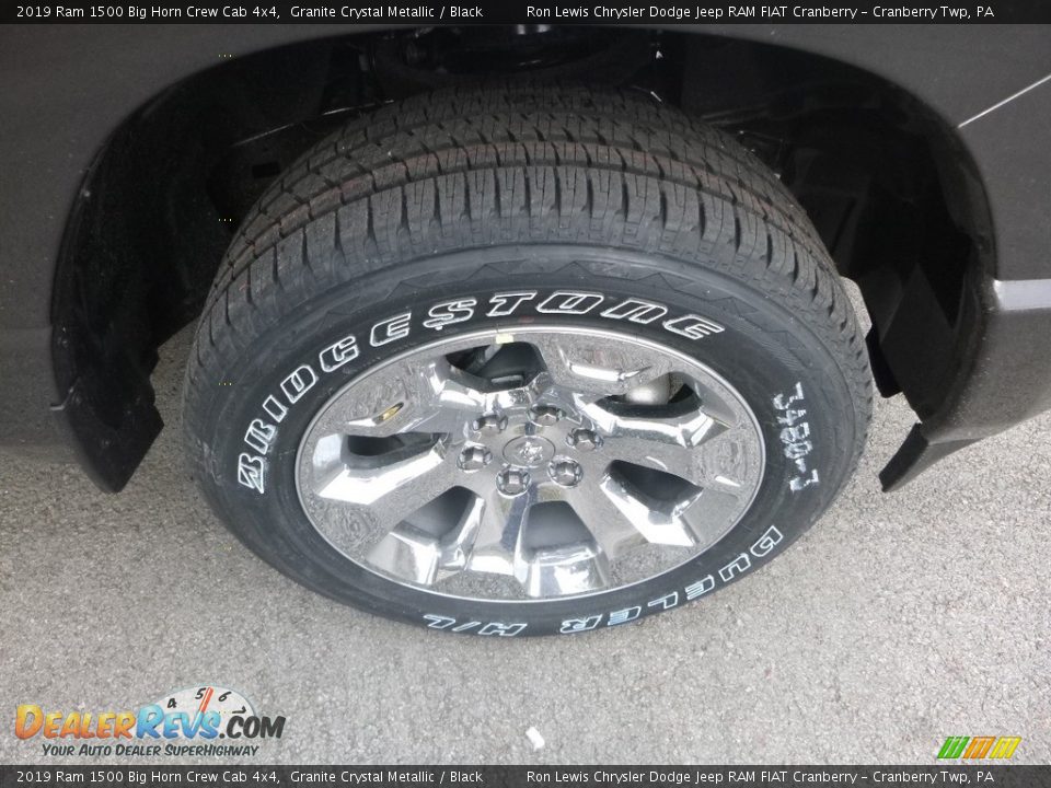 2019 Ram 1500 Big Horn Crew Cab 4x4 Granite Crystal Metallic / Black Photo #8