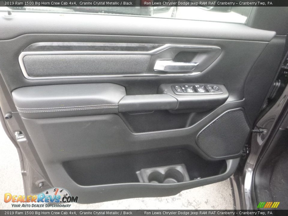 2019 Ram 1500 Big Horn Crew Cab 4x4 Granite Crystal Metallic / Black Photo #13