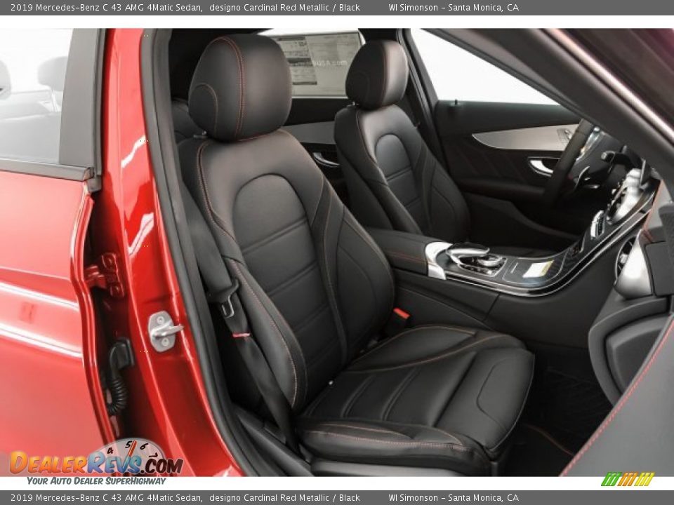 2019 Mercedes-Benz C 43 AMG 4Matic Sedan designo Cardinal Red Metallic / Black Photo #5