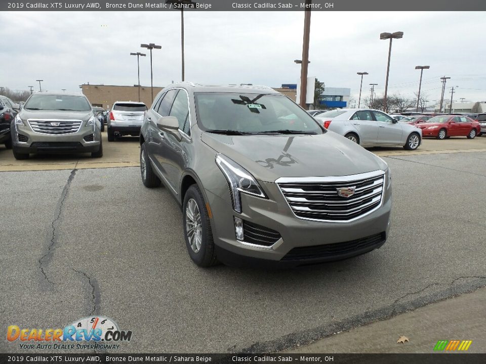 2019 Cadillac XT5 Luxury AWD Bronze Dune Metallic / Sahara Beige Photo #1