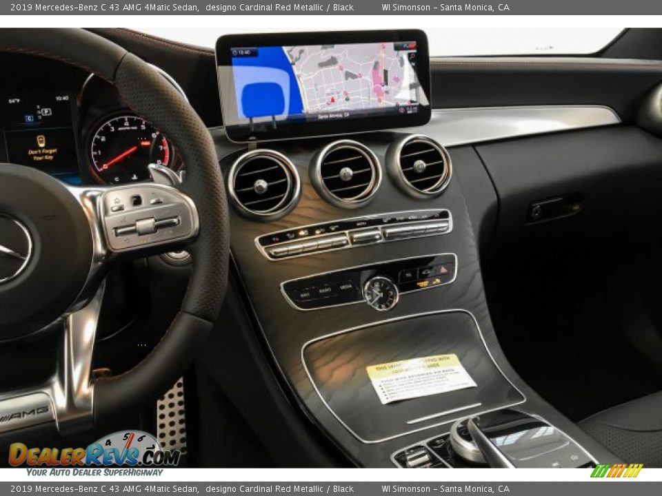 2019 Mercedes-Benz C 43 AMG 4Matic Sedan designo Cardinal Red Metallic / Black Photo #6