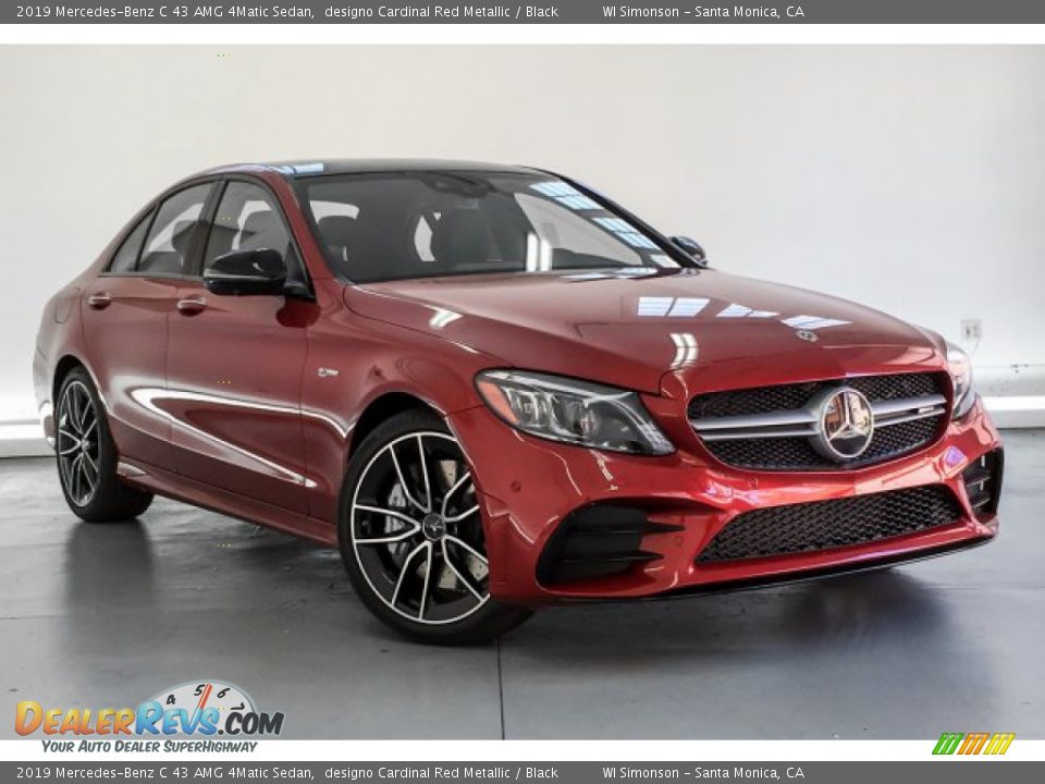 Front 3/4 View of 2019 Mercedes-Benz C 43 AMG 4Matic Sedan Photo #12
