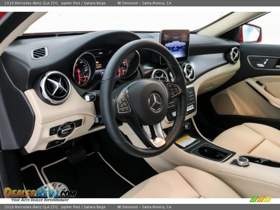 2019 Mercedes-Benz GLA 250 Jupiter Red / Sahara Beige Photo #4