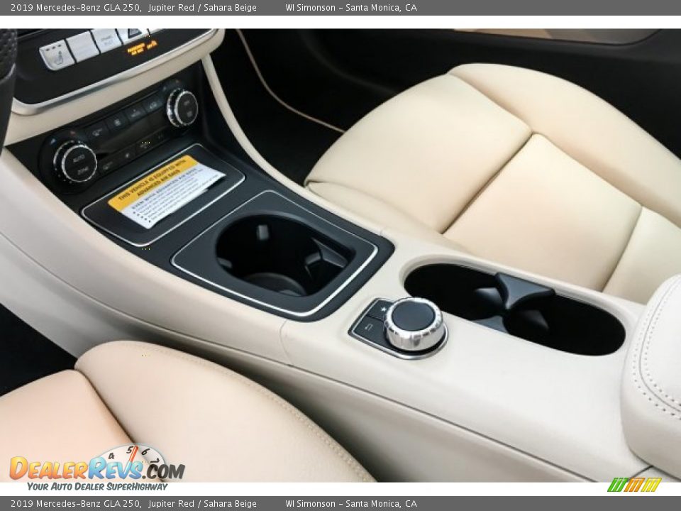 2019 Mercedes-Benz GLA 250 Jupiter Red / Sahara Beige Photo #7