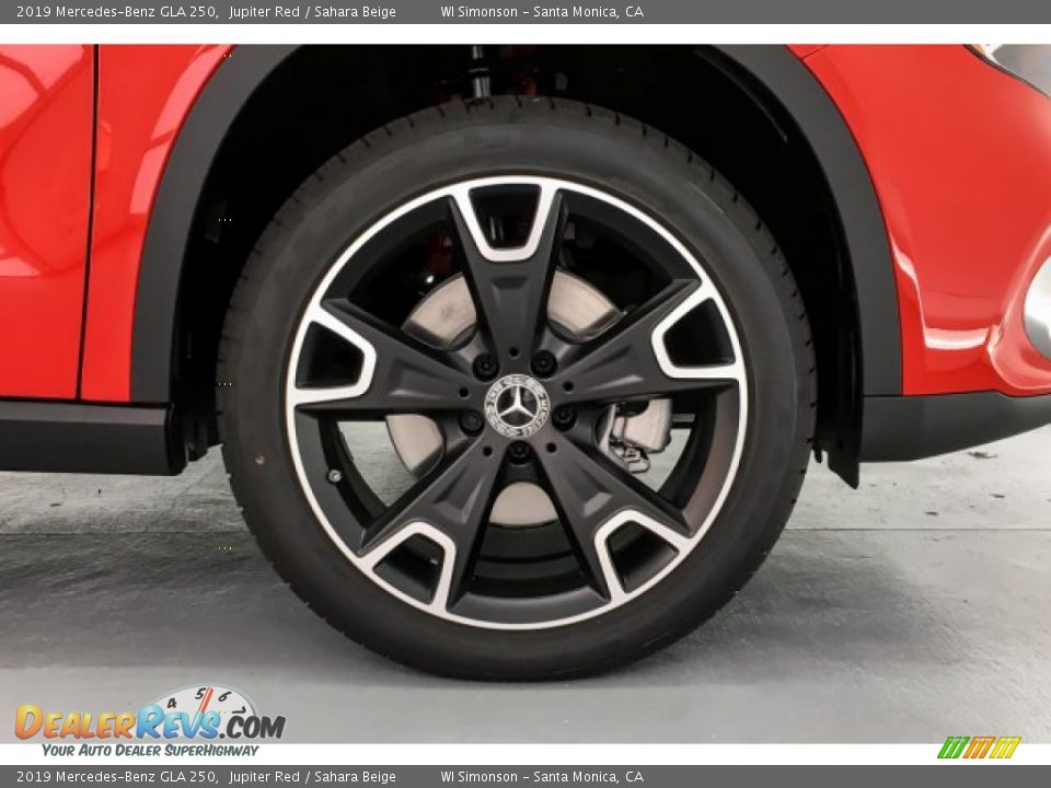 2019 Mercedes-Benz GLA 250 Jupiter Red / Sahara Beige Photo #9