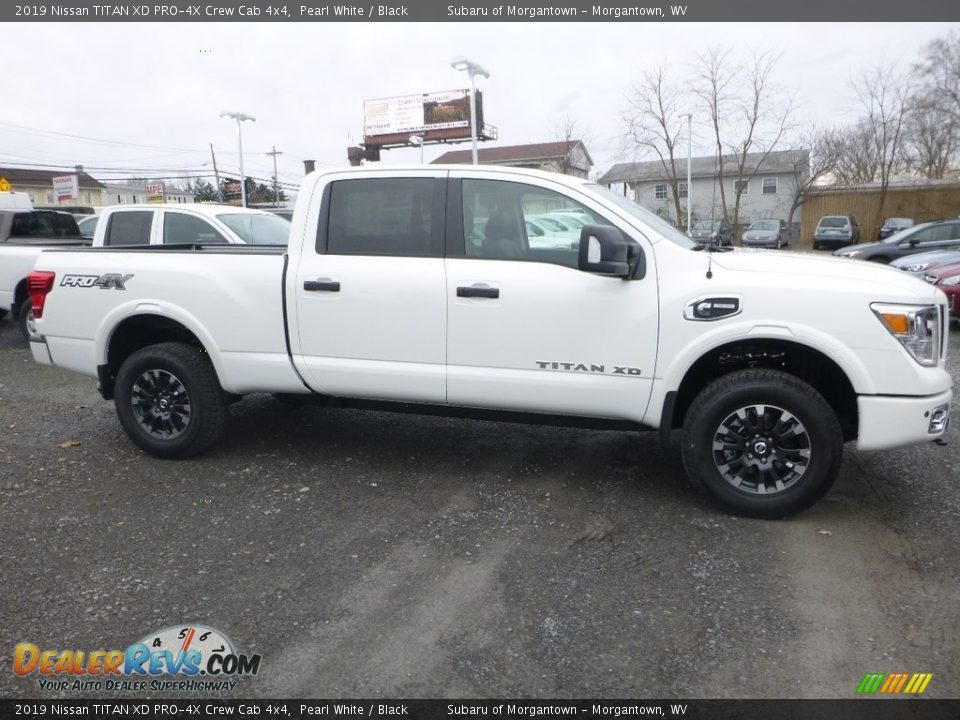 Pearl White 2019 Nissan TITAN XD PRO-4X Crew Cab 4x4 Photo #5