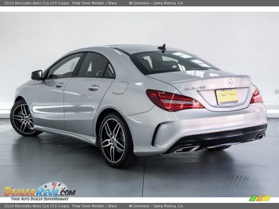 2019 Mercedes-Benz CLA 250 Coupe Polar Silver Metallic / Black Photo #2