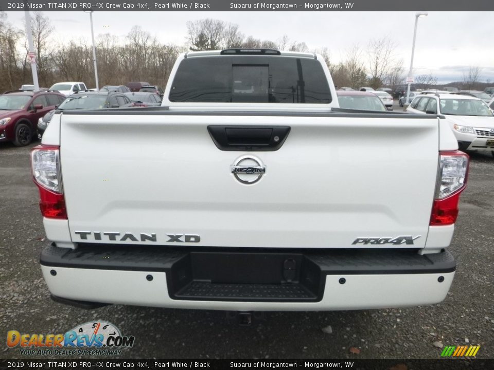 2019 Nissan TITAN XD PRO-4X Crew Cab 4x4 Pearl White / Black Photo #7