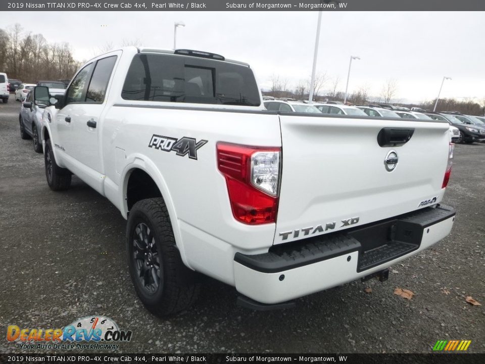 2019 Nissan TITAN XD PRO-4X Crew Cab 4x4 Pearl White / Black Photo #8