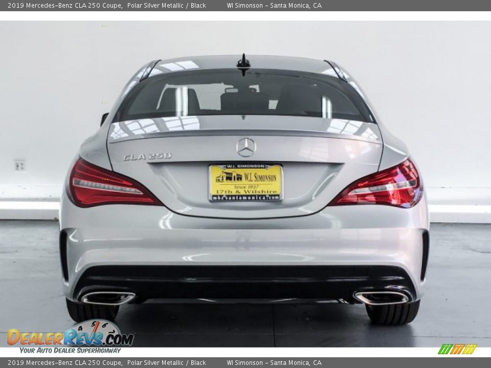 2019 Mercedes-Benz CLA 250 Coupe Polar Silver Metallic / Black Photo #3