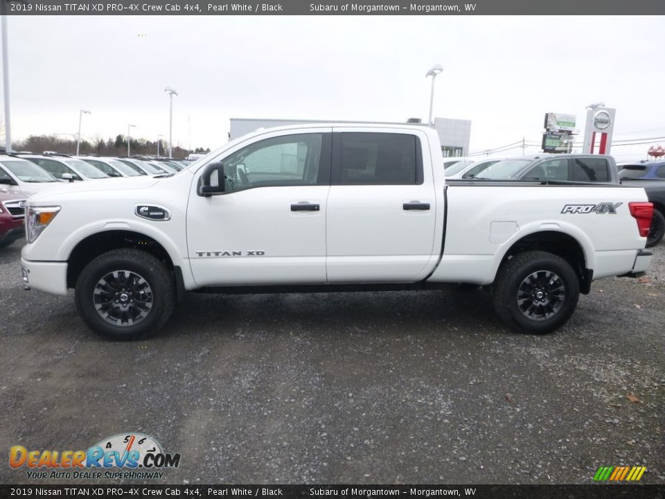 Pearl White 2019 Nissan TITAN XD PRO-4X Crew Cab 4x4 Photo #9