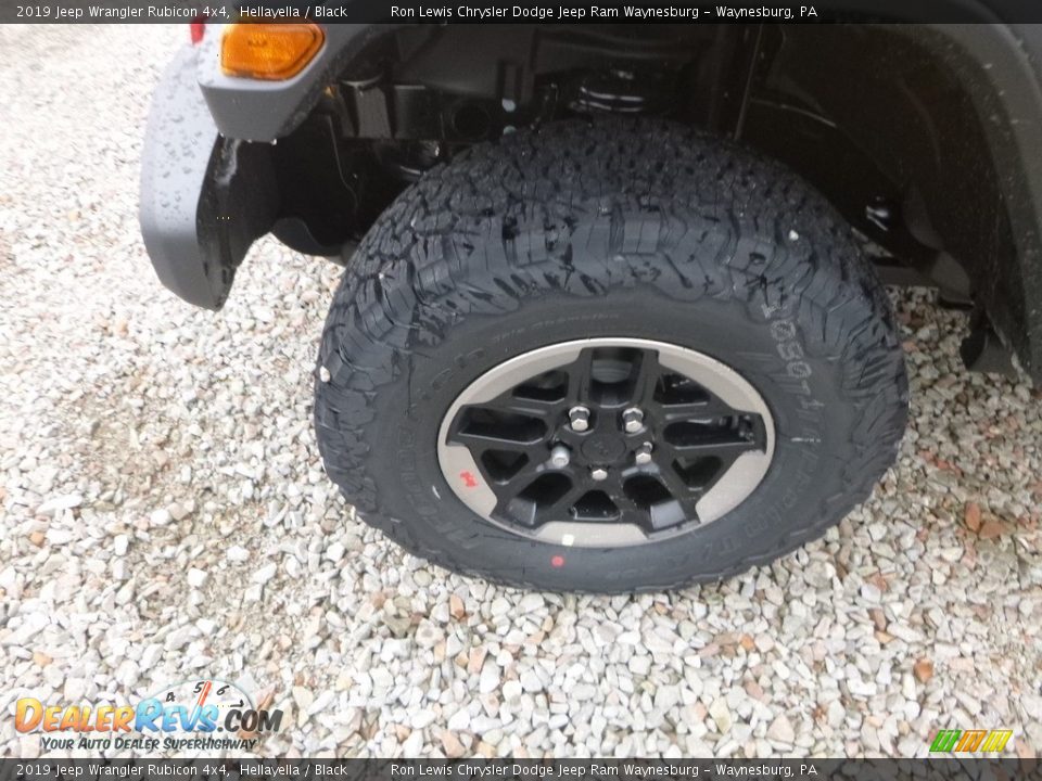 2019 Jeep Wrangler Rubicon 4x4 Hellayella / Black Photo #2