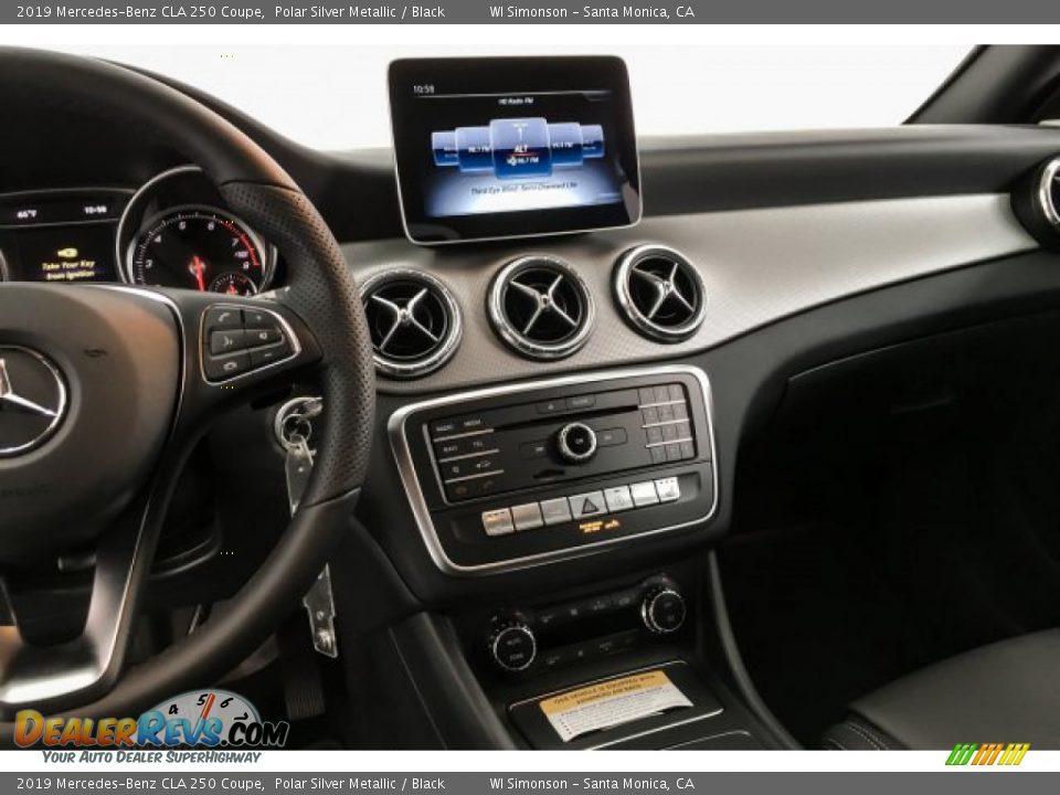 2019 Mercedes-Benz CLA 250 Coupe Polar Silver Metallic / Black Photo #6
