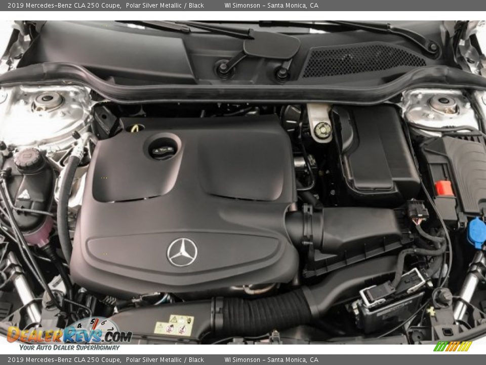 2019 Mercedes-Benz CLA 250 Coupe Polar Silver Metallic / Black Photo #8