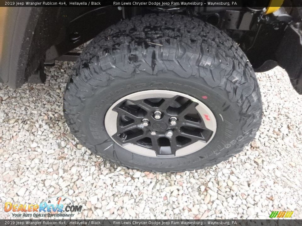 2019 Jeep Wrangler Rubicon 4x4 Hellayella / Black Photo #10