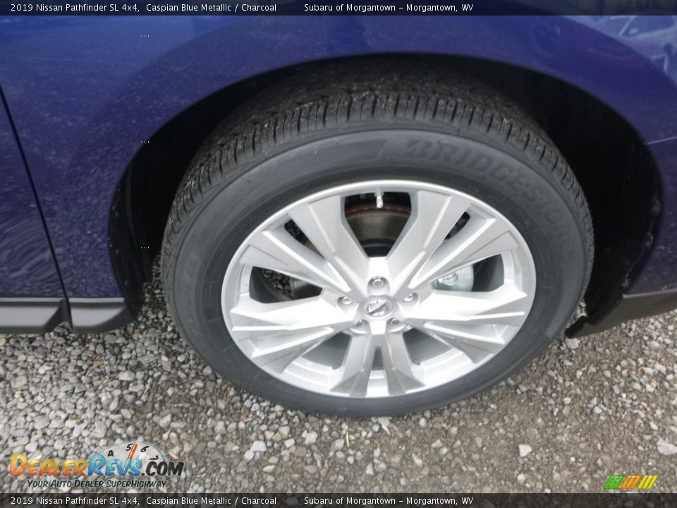 2019 Nissan Pathfinder SL 4x4 Caspian Blue Metallic / Charcoal Photo #2