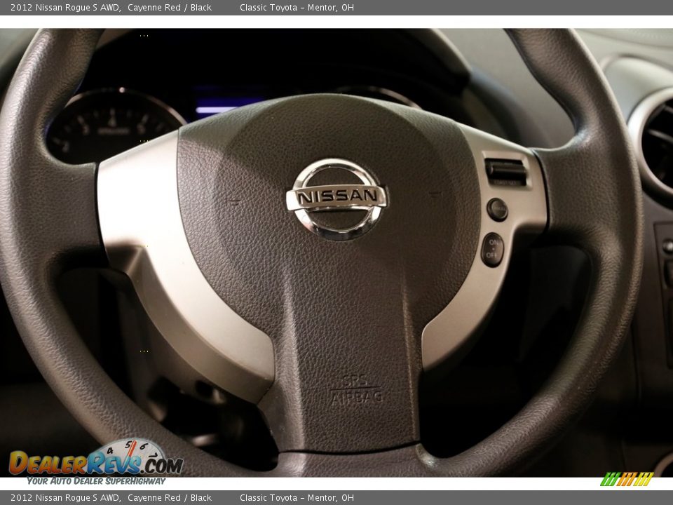 2012 Nissan Rogue S AWD Cayenne Red / Black Photo #6