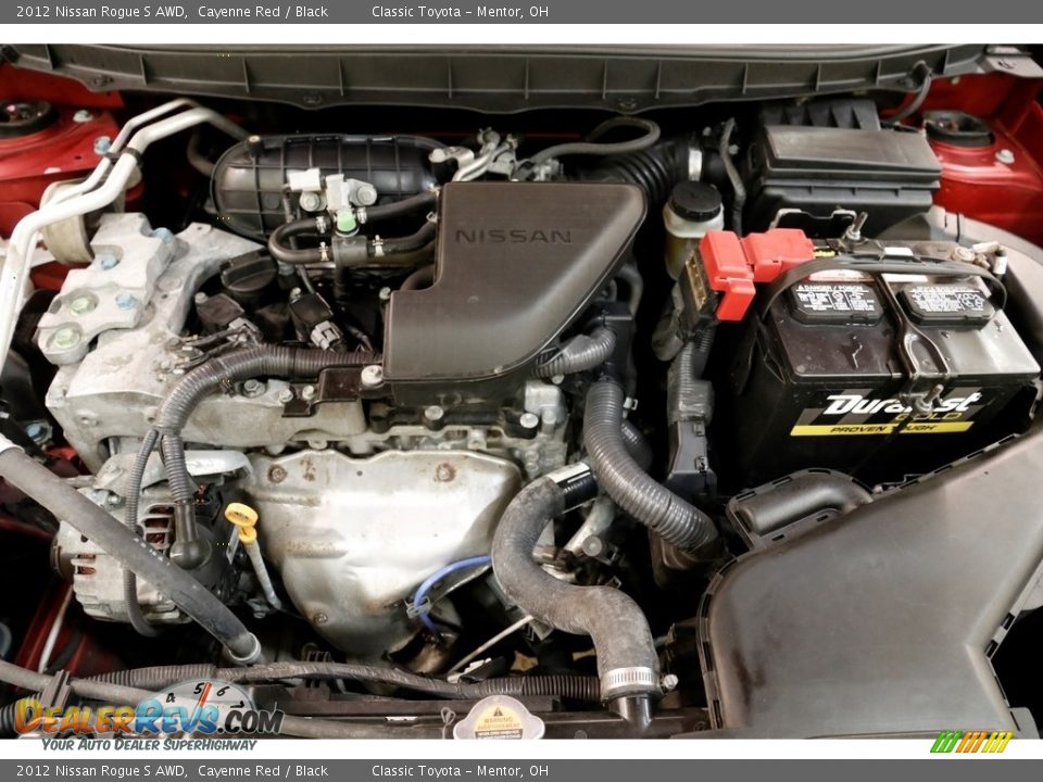 2012 Nissan Rogue S AWD Cayenne Red / Black Photo #14