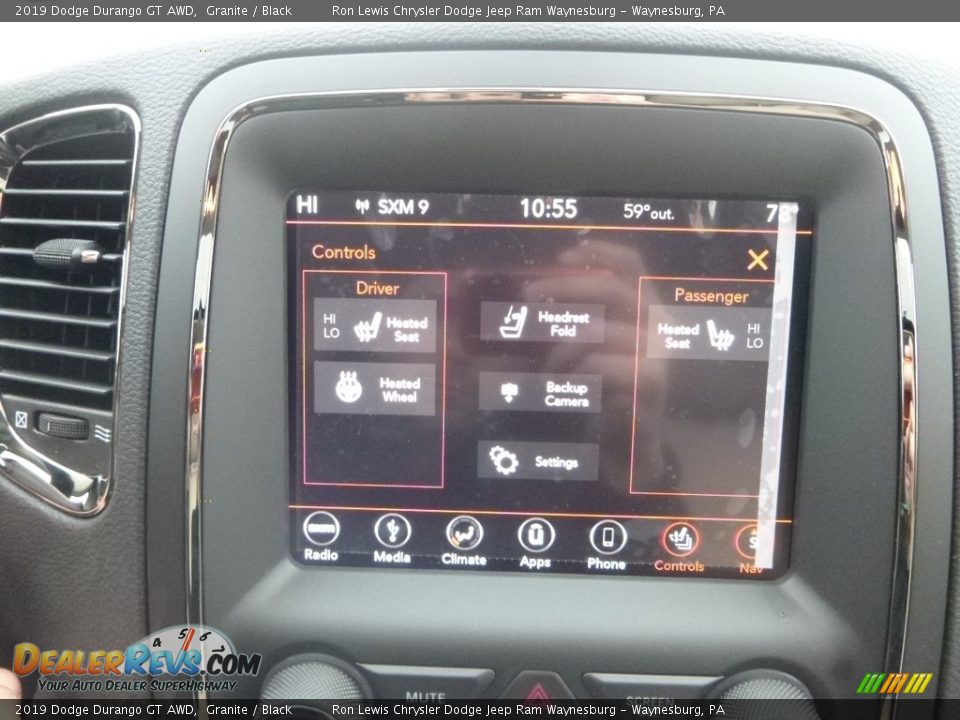 2019 Dodge Durango GT AWD Granite / Black Photo #20