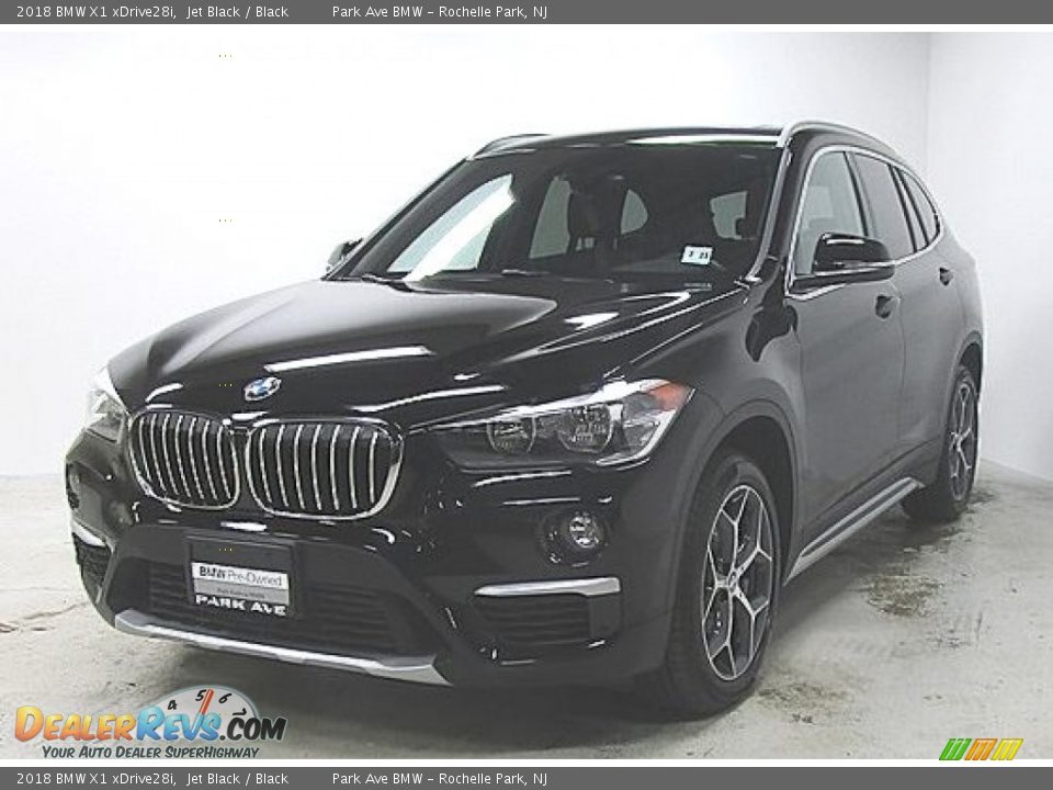 2018 BMW X1 xDrive28i Jet Black / Black Photo #1