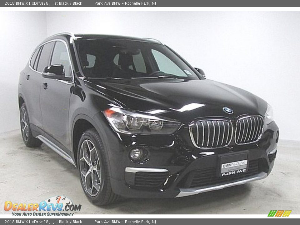 2018 BMW X1 xDrive28i Jet Black / Black Photo #5