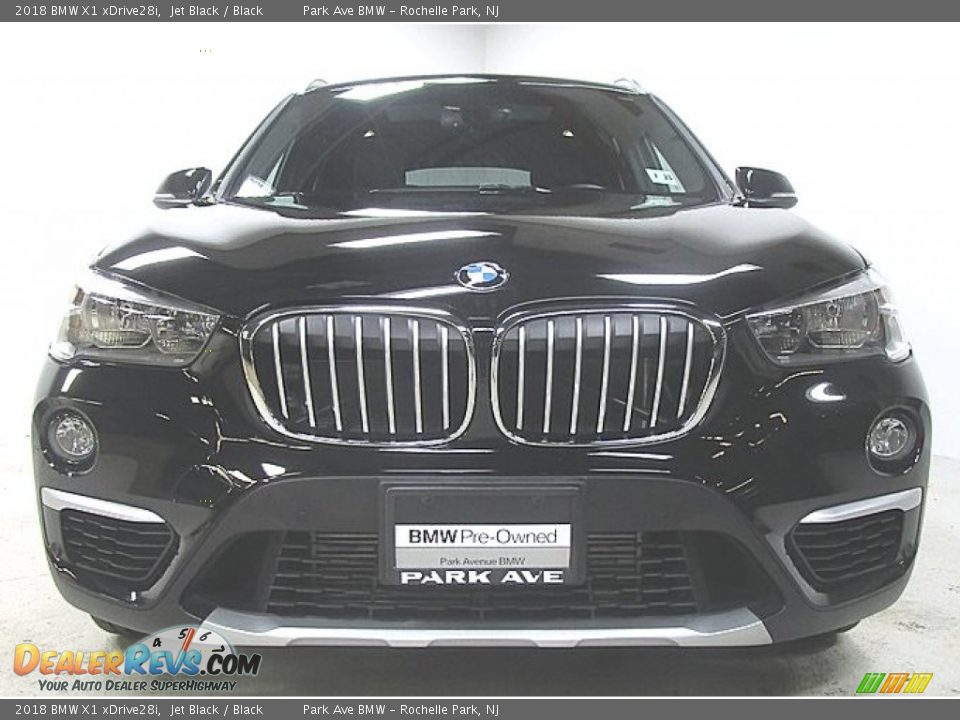 2018 BMW X1 xDrive28i Jet Black / Black Photo #6
