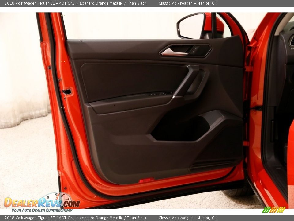 2018 Volkswagen Tiguan SE 4MOTION Habanero Orange Metallic / Titan Black Photo #4