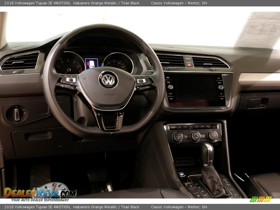 2018 Volkswagen Tiguan SE 4MOTION Habanero Orange Metallic / Titan Black Photo #6