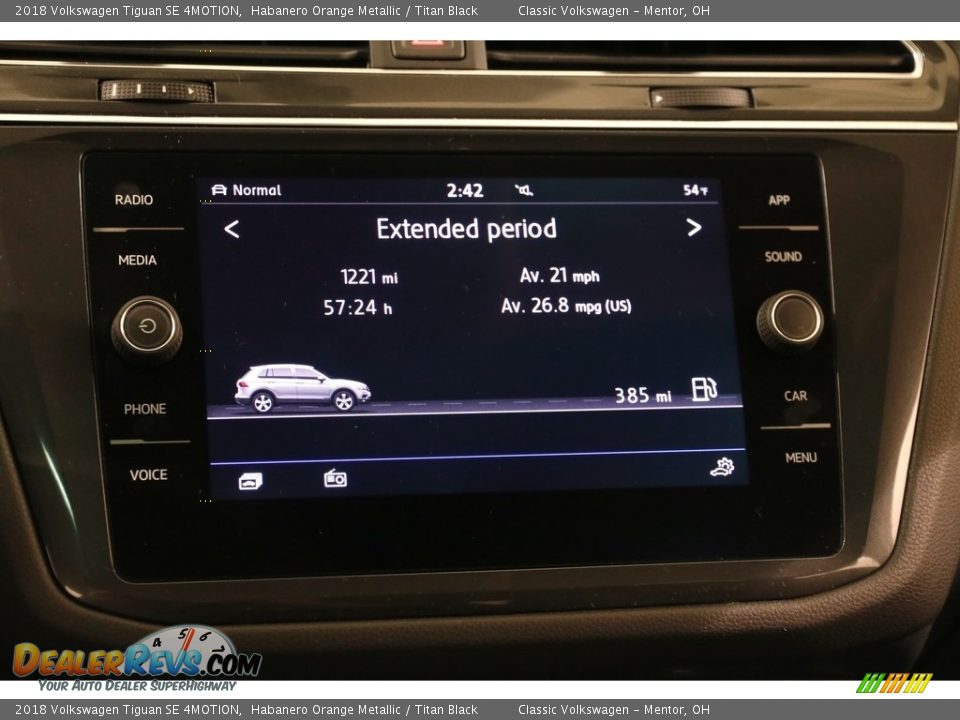 2018 Volkswagen Tiguan SE 4MOTION Habanero Orange Metallic / Titan Black Photo #11