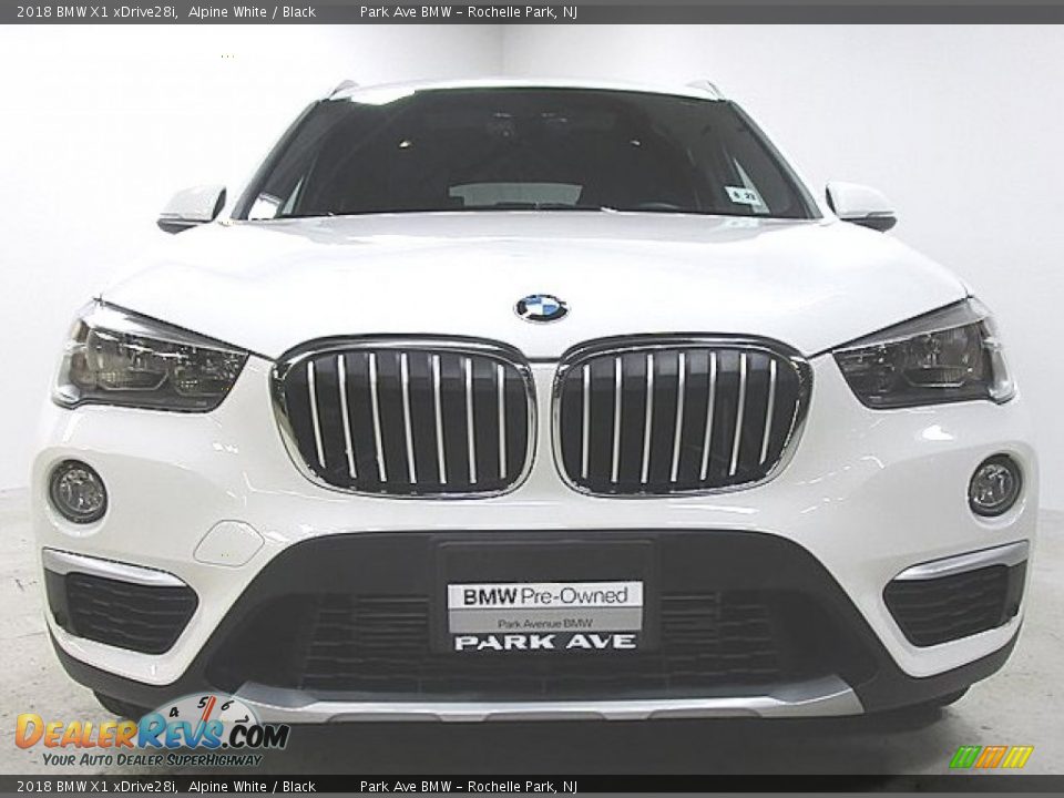 2018 BMW X1 xDrive28i Alpine White / Black Photo #6