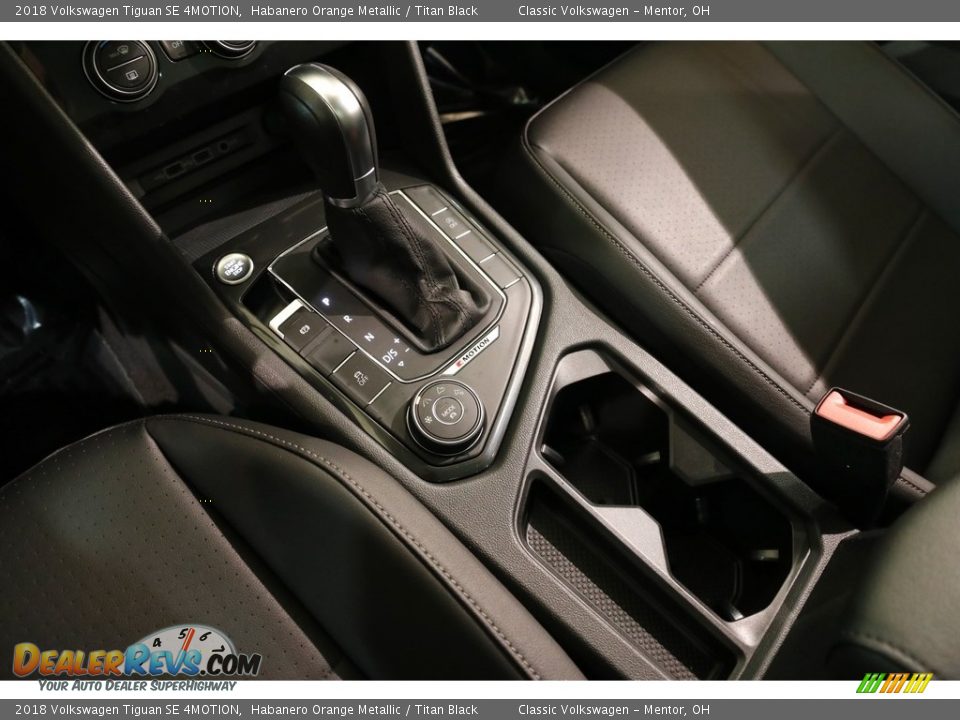 2018 Volkswagen Tiguan SE 4MOTION Habanero Orange Metallic / Titan Black Photo #15