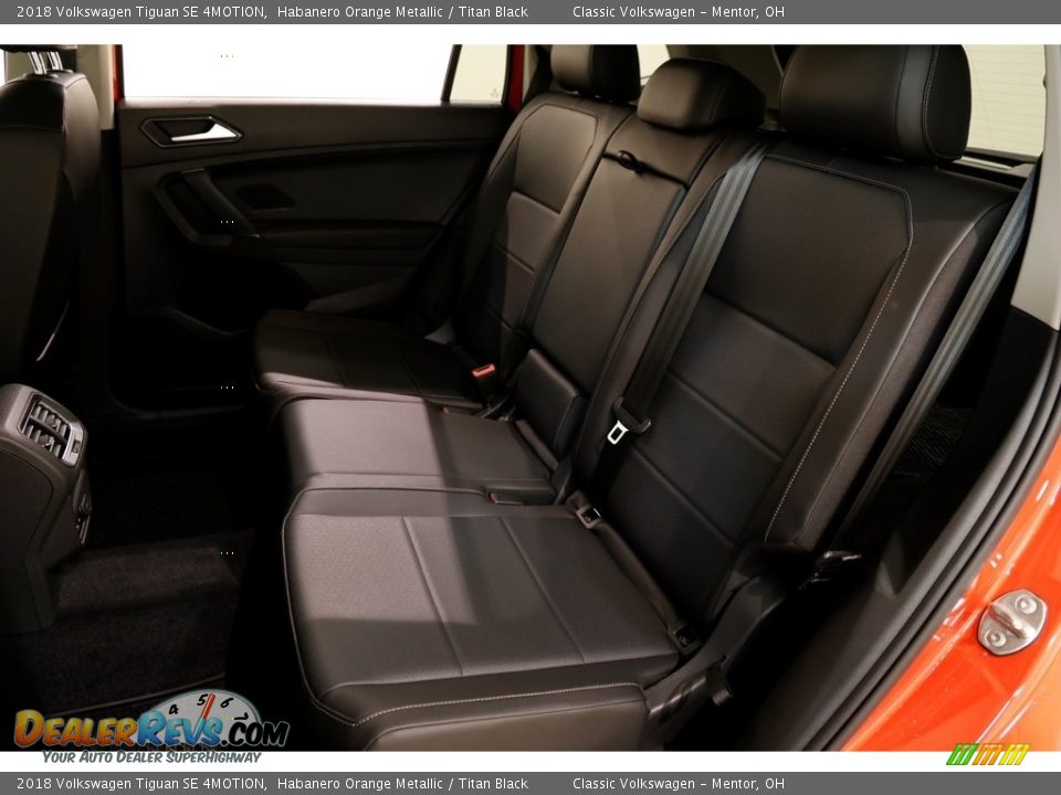 2018 Volkswagen Tiguan SE 4MOTION Habanero Orange Metallic / Titan Black Photo #19