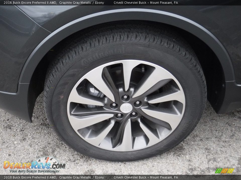 2018 Buick Encore Preferred II AWD Graphite Gray Metallic / Ebony Photo #3