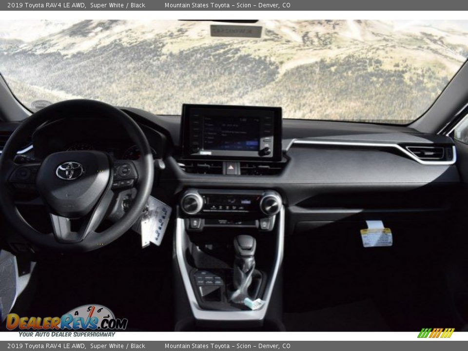 2019 Toyota RAV4 LE AWD Super White / Black Photo #8