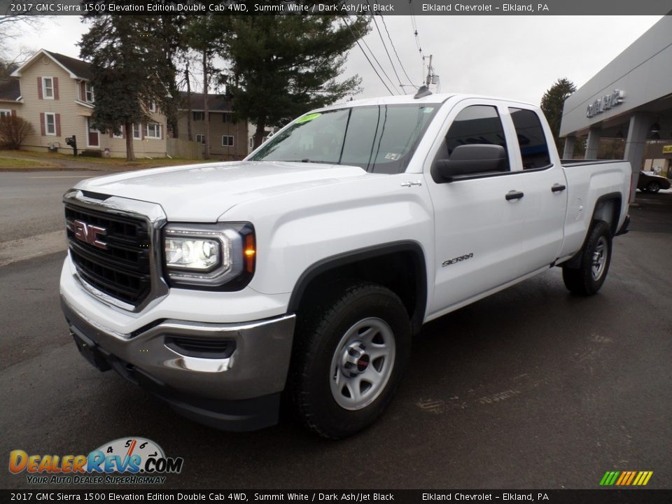 2017 GMC Sierra 1500 Elevation Edition Double Cab 4WD Summit White / Dark Ash/Jet Black Photo #1