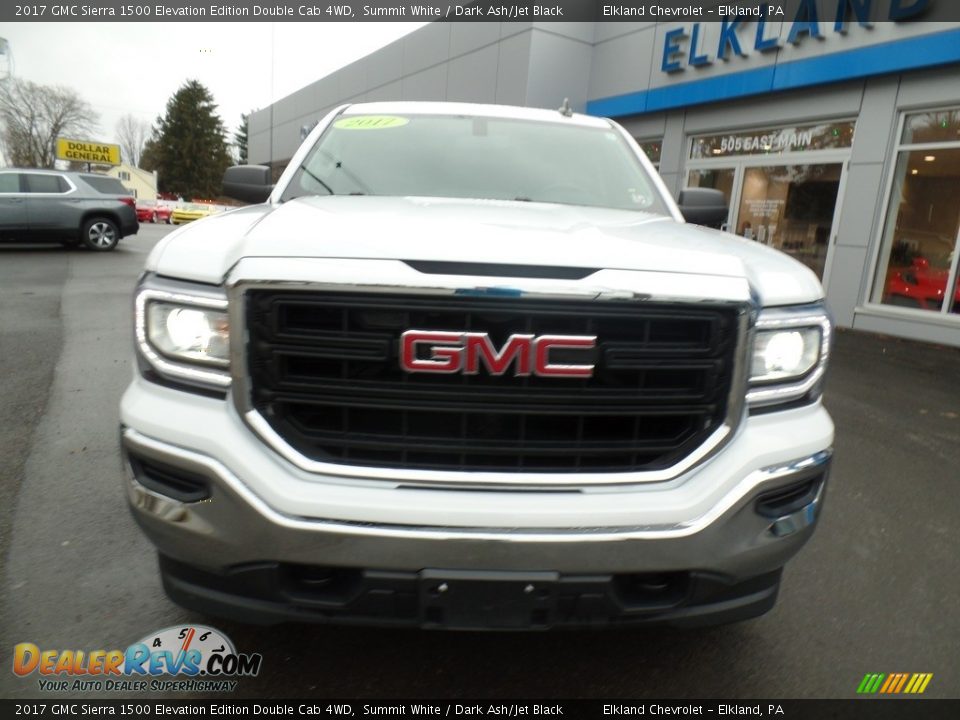 2017 GMC Sierra 1500 Elevation Edition Double Cab 4WD Summit White / Dark Ash/Jet Black Photo #2